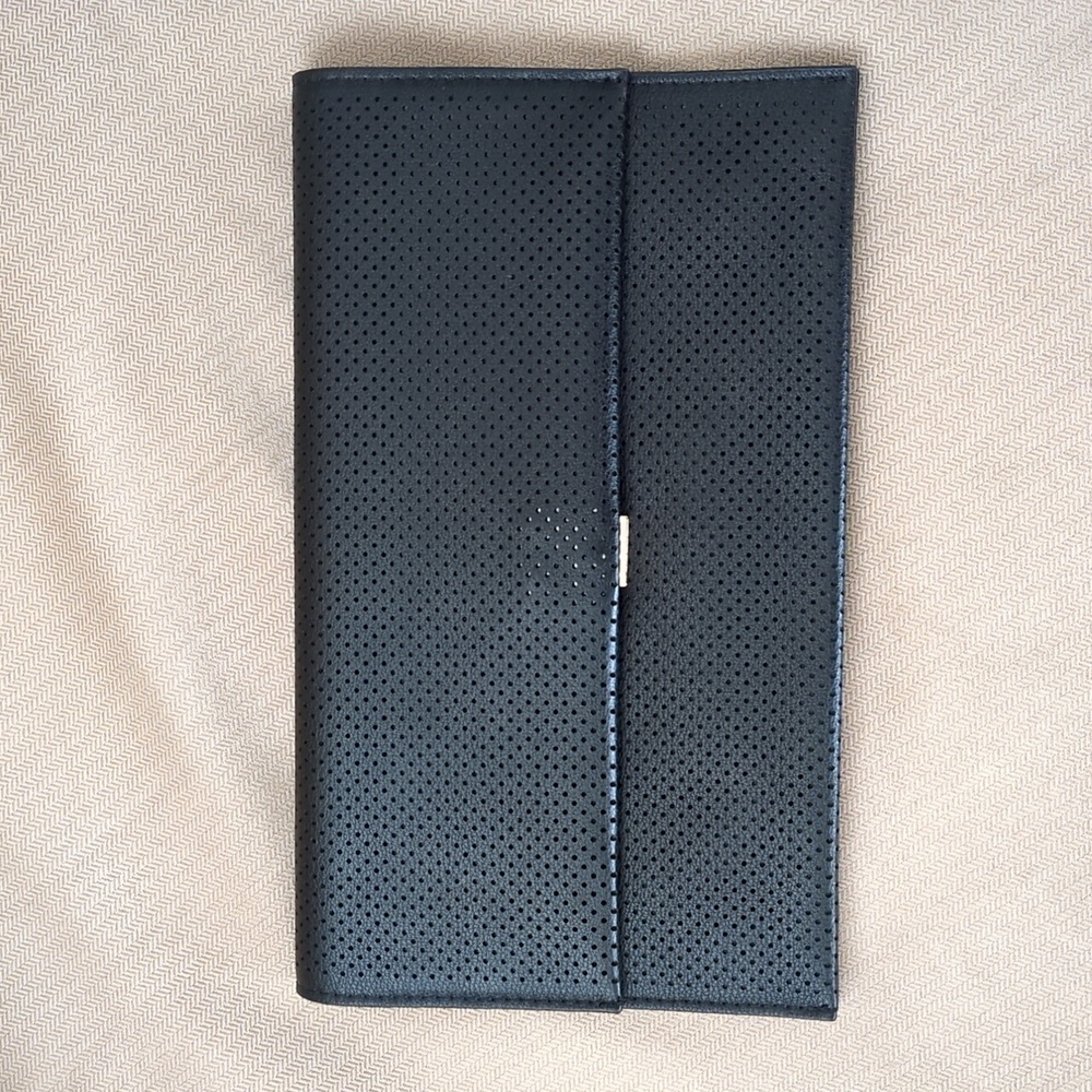 Urban Expressions Black Perforated Clutch